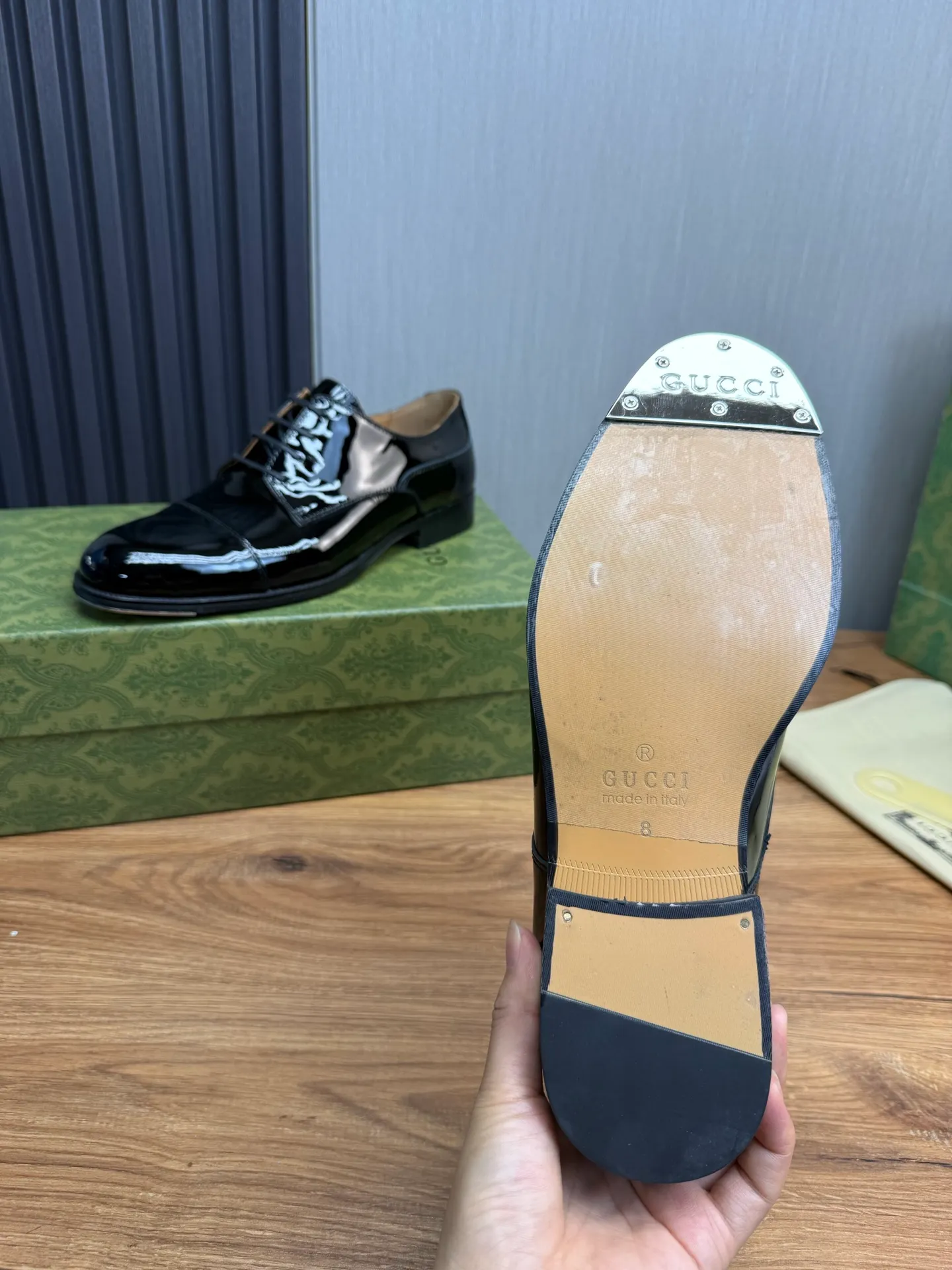 Men's shoes 💰680💰 GUCCI Gucci. Men's business casual leather shoes, all made of imported original brand leather, just to create a more comfortable wearing experience. Upper: original cowhide + imported cowhide lining, original non-slip and wear-resistant outsole ✔️36-45 (38.45 non-refundable)